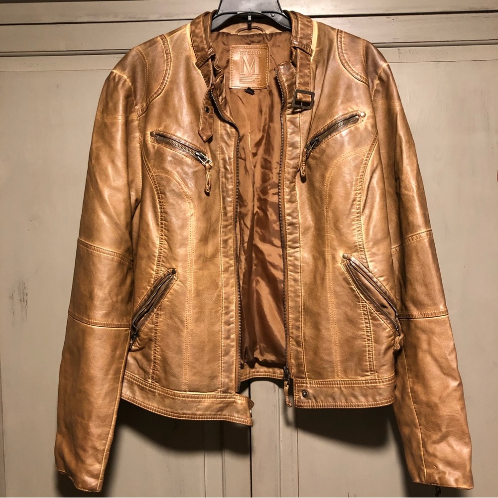 Faux Leather Jacket